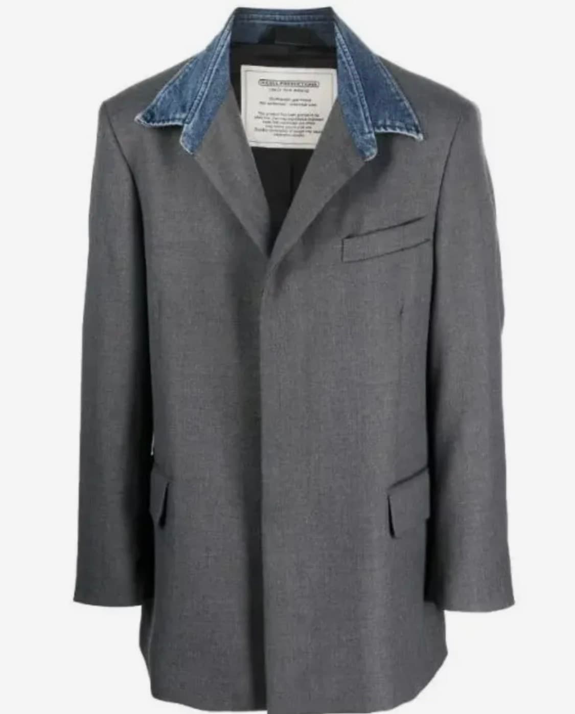 [50] 디젤 글렌마틴 메인컬렉션라인 지코 착용 J 압바스 자켓 그레이 상품이미지3