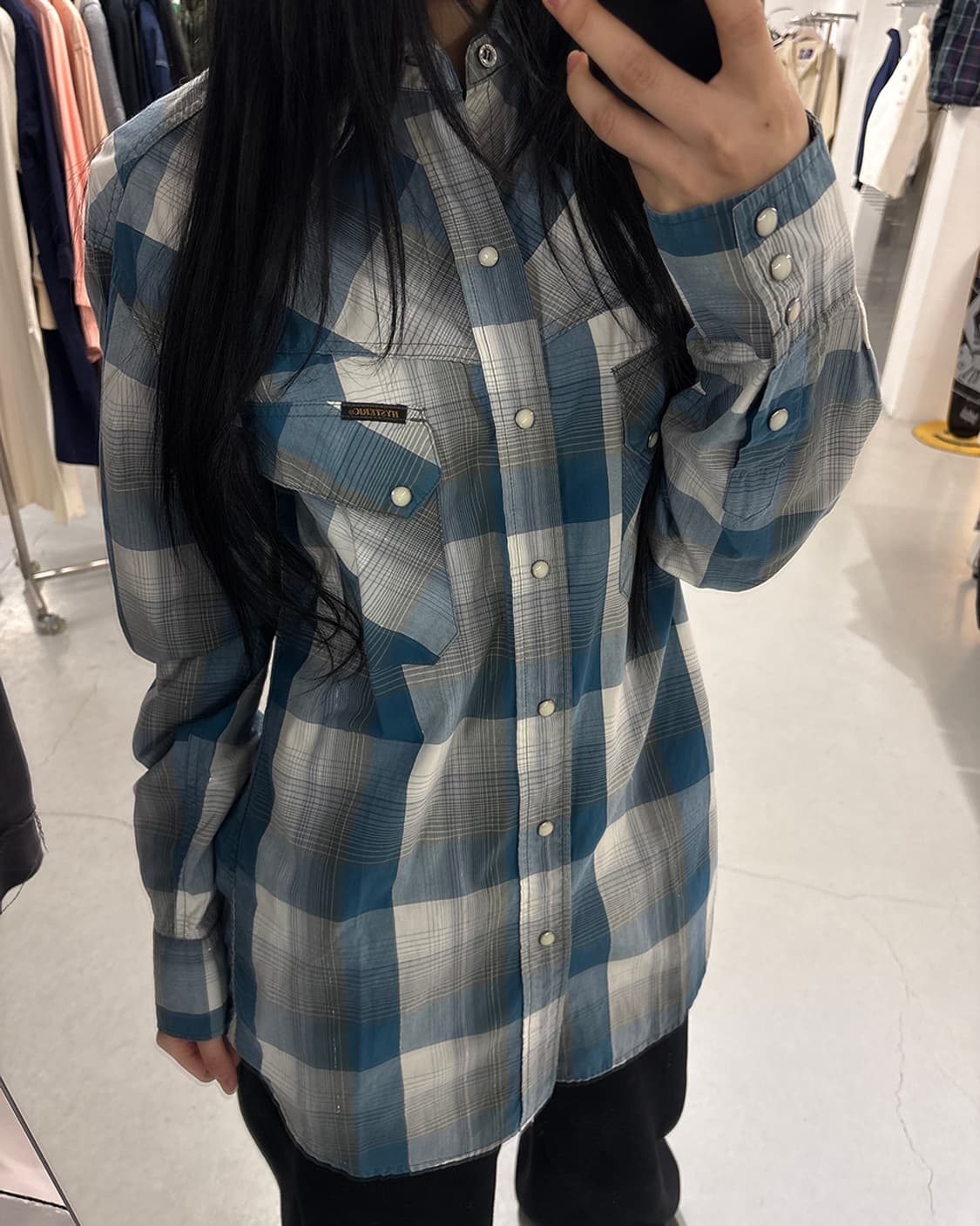 HYSTERIC GLAMOUR Western Check Shirt 상품이미지4
