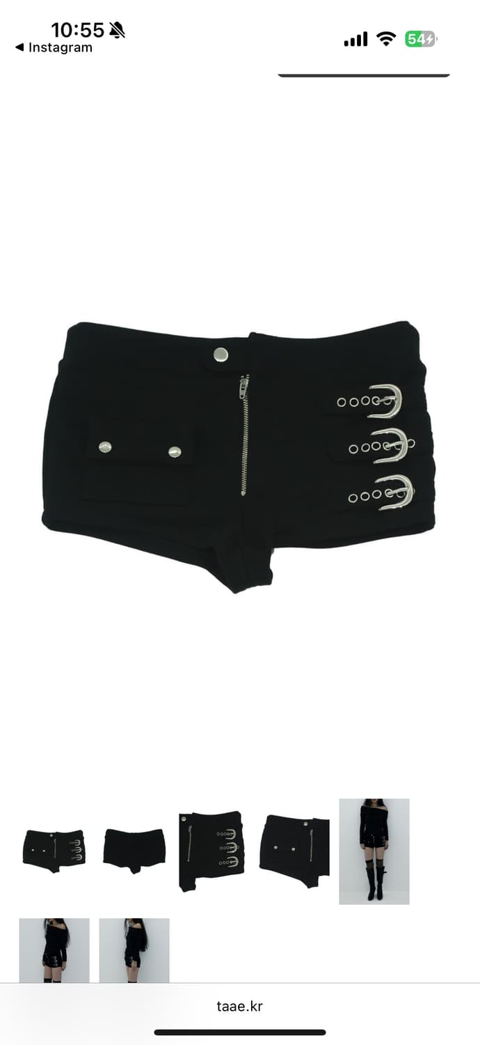 Taae Three Belt Shorts 태 쓰리벨트쇼츠 새상품 S 상품이미지1