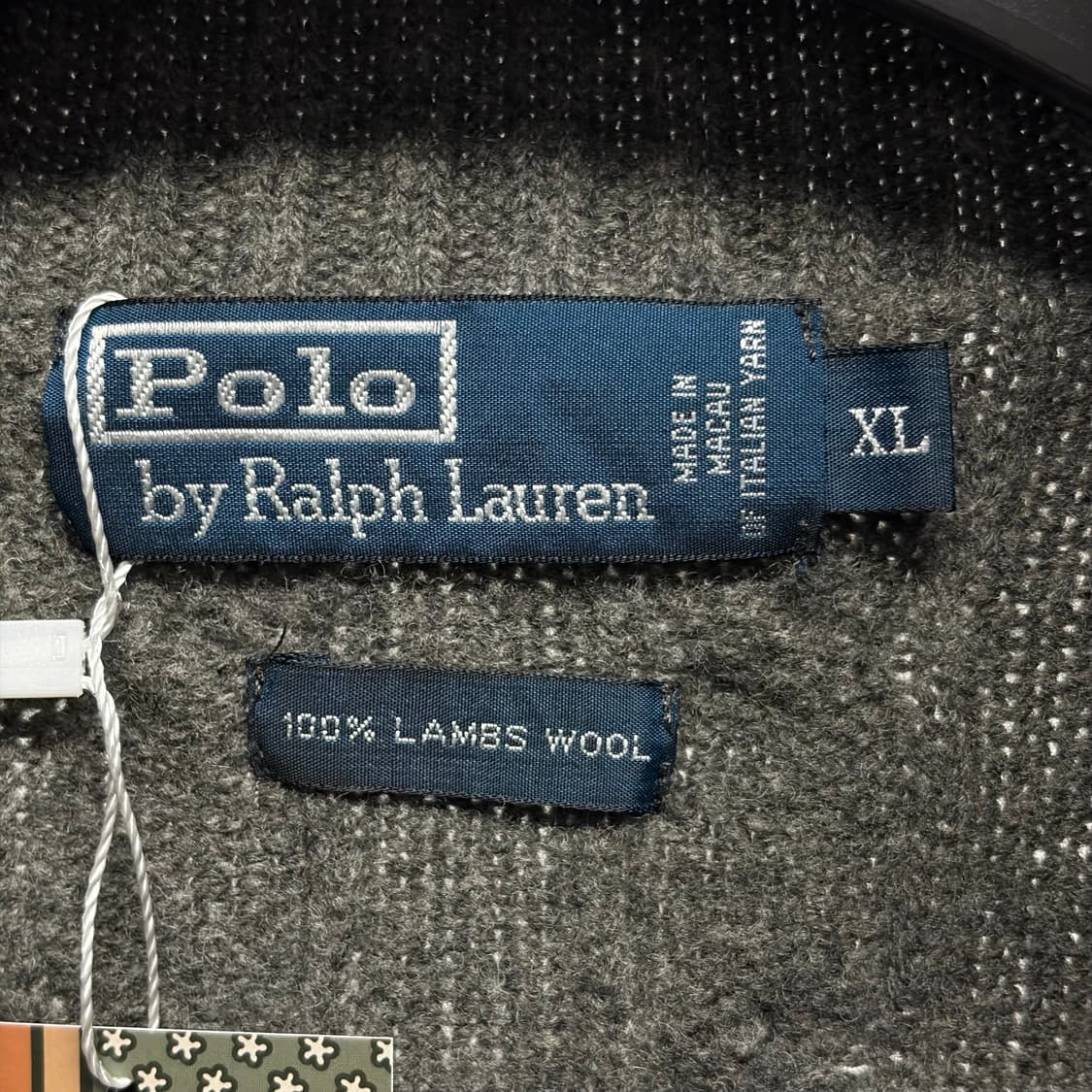 폴로 램스울 니트 반집업 상품이미지4