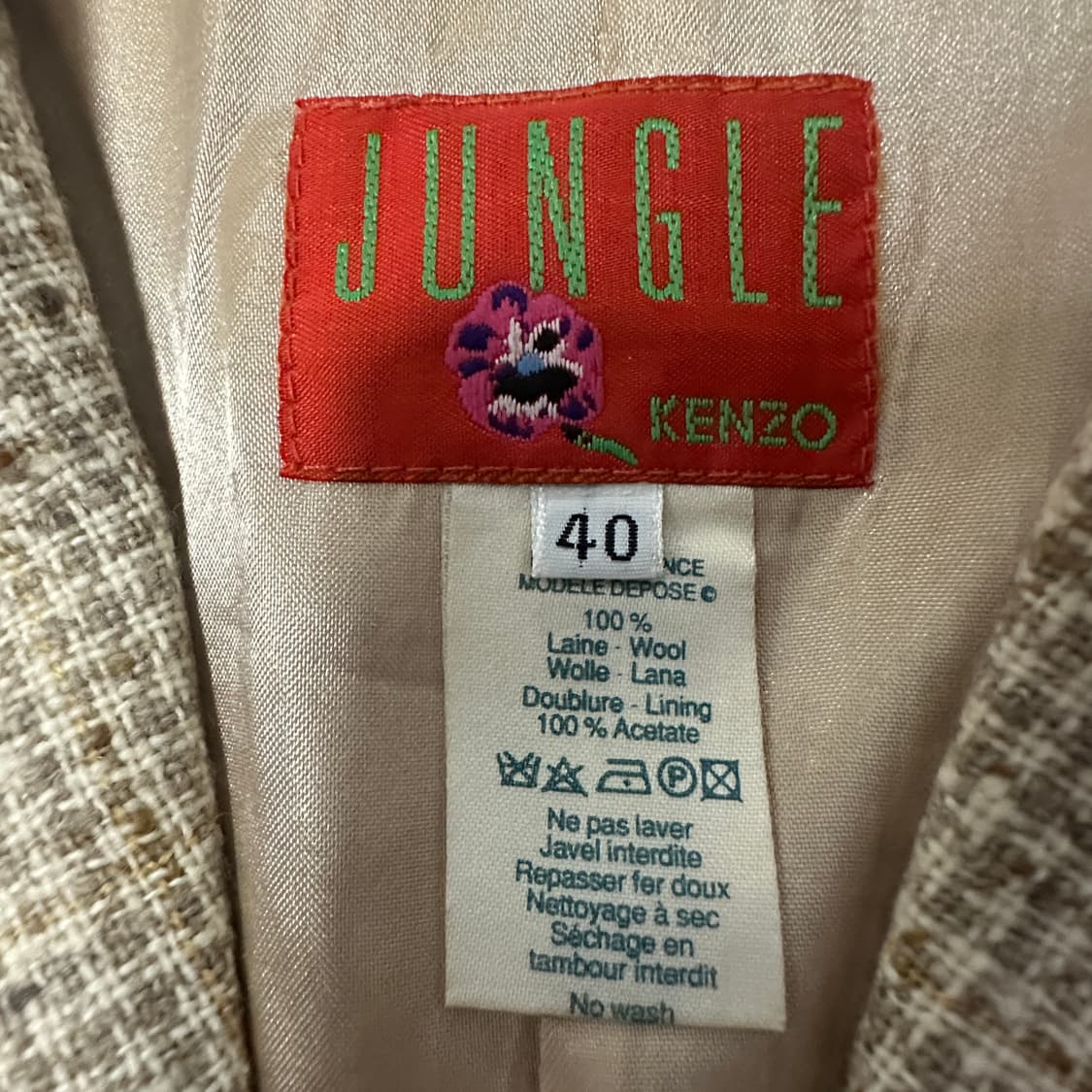 KENZO jungle france made wool jacket 상품이미지3