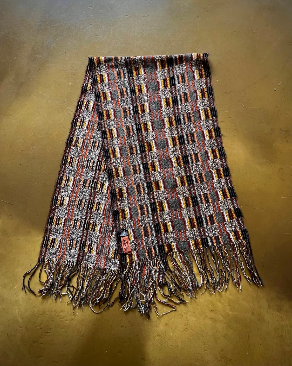 90s Old MISSONI Mohair Knit Muffler 상품이미지3