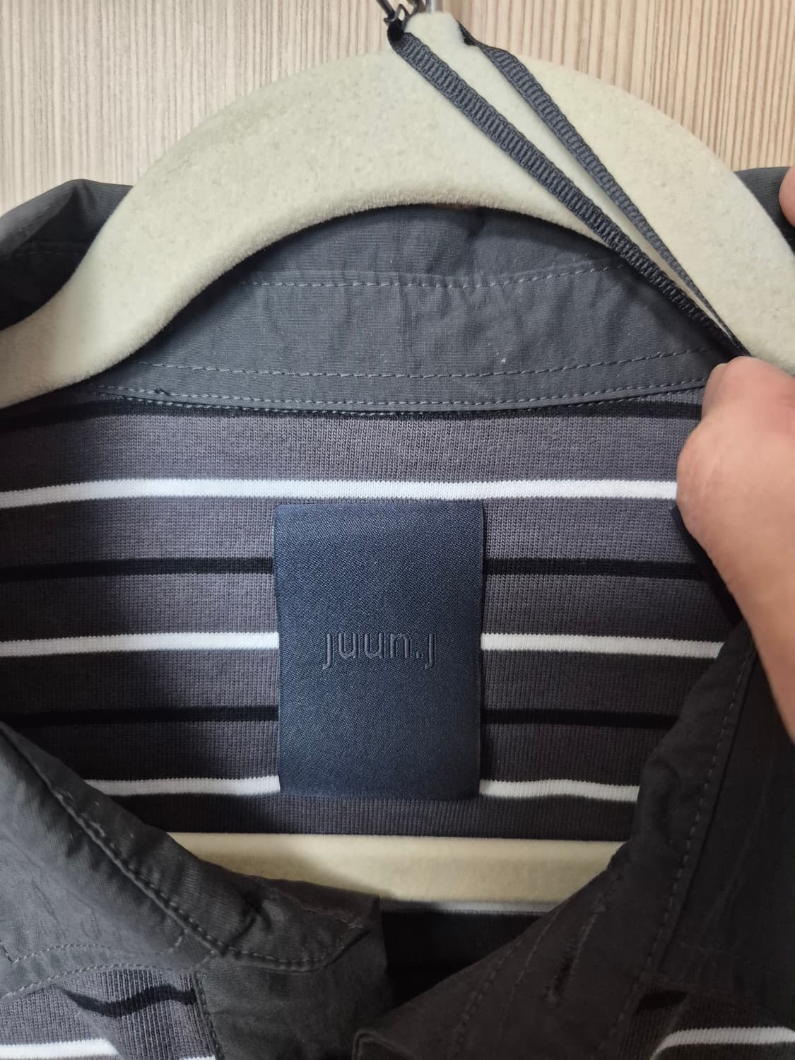 준지 스트라이프 반팔 카라티 s 상품이미지3