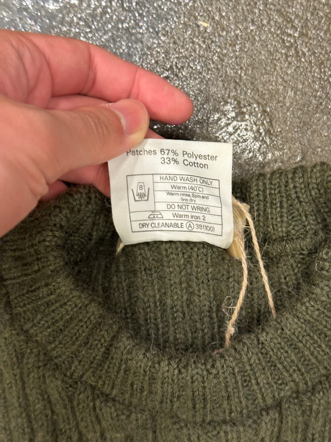 80~90s British Army Wool Knit L 상품이미지4