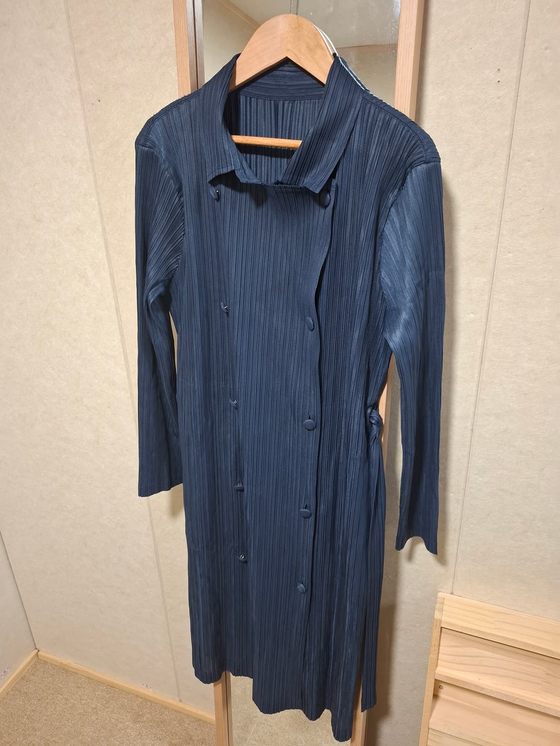 플리츠미 더블 롱 자켓 상품이미지2