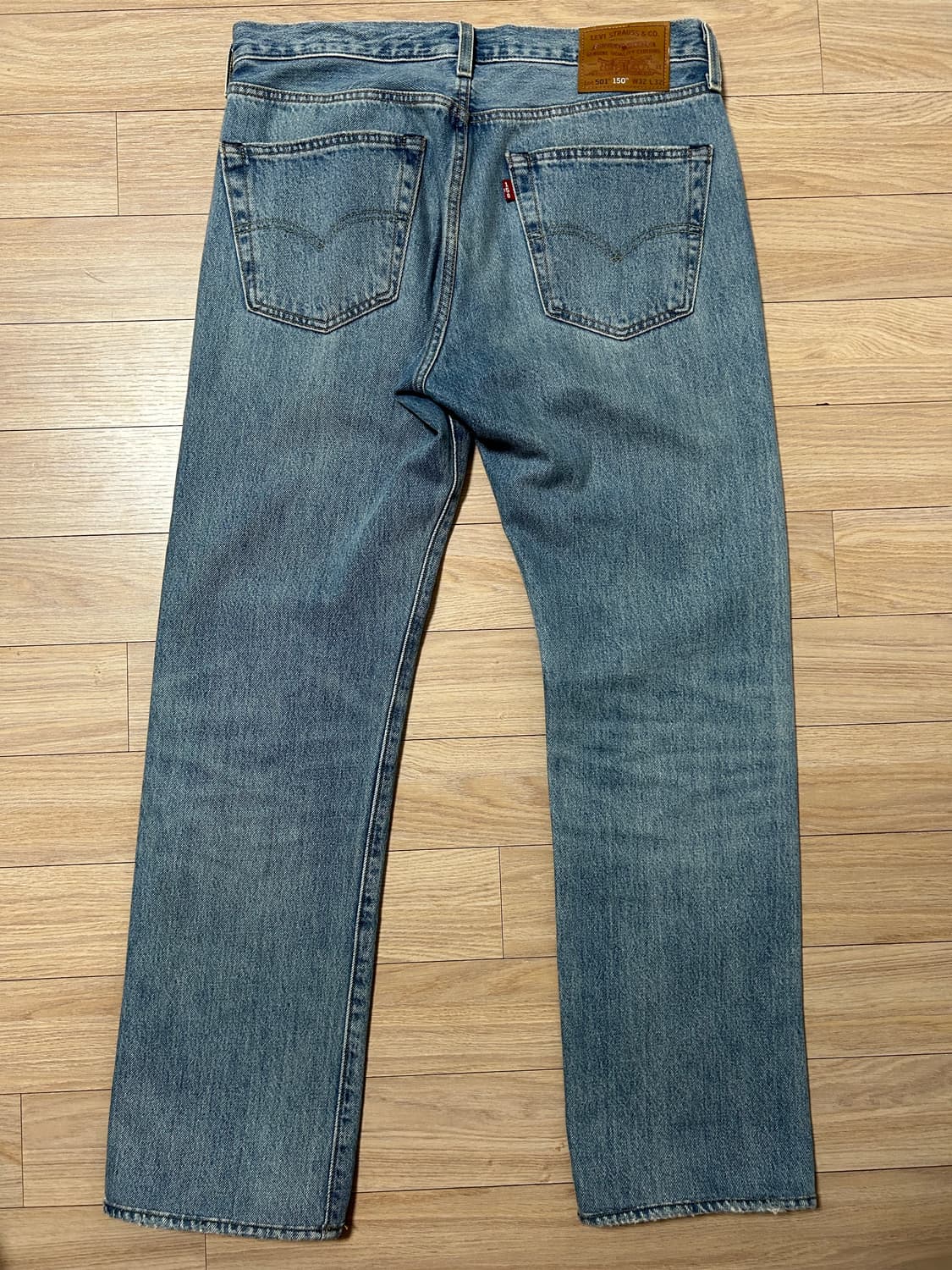Levi’s 150주년 501 패치워크 데미지 데님팬츠 상품이미지2