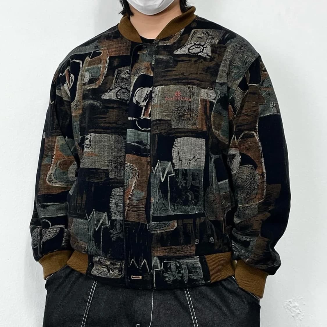 발렌시아가 90s 바로크 패턴 블루종 자켓 PN4982 상품이미지2