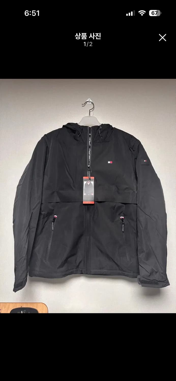 타미힐피거 레귤러 퍼포먼스 패딩점퍼 블랙 상품이미지3