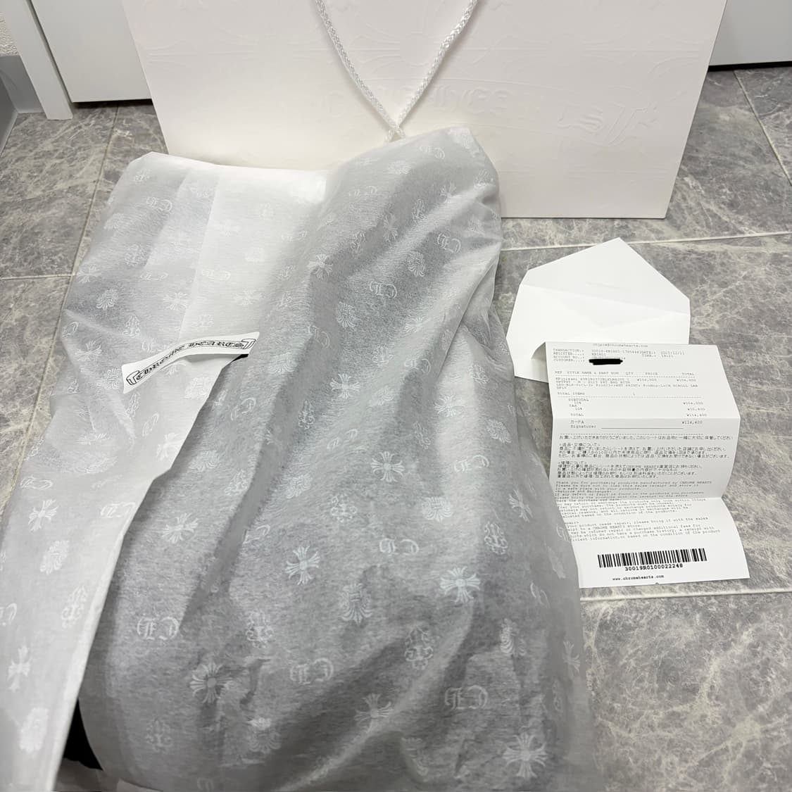 크롬하츠 스크롤 로고 스펠아웃 스웨트팬츠 블랙 상품이미지6