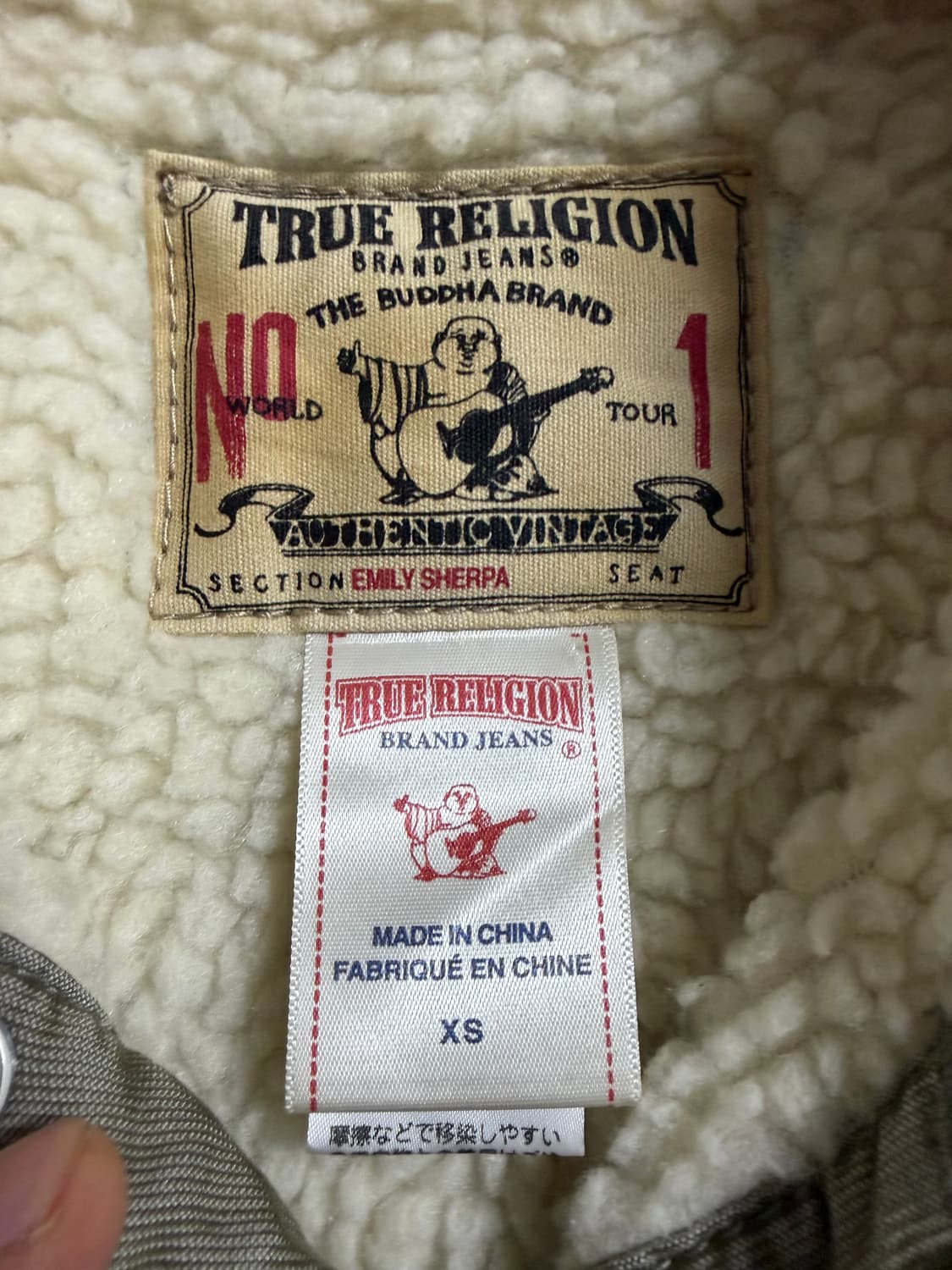 트루릴리전 에밀리 쉐르파 코듀로이 자켓 상품이미지4