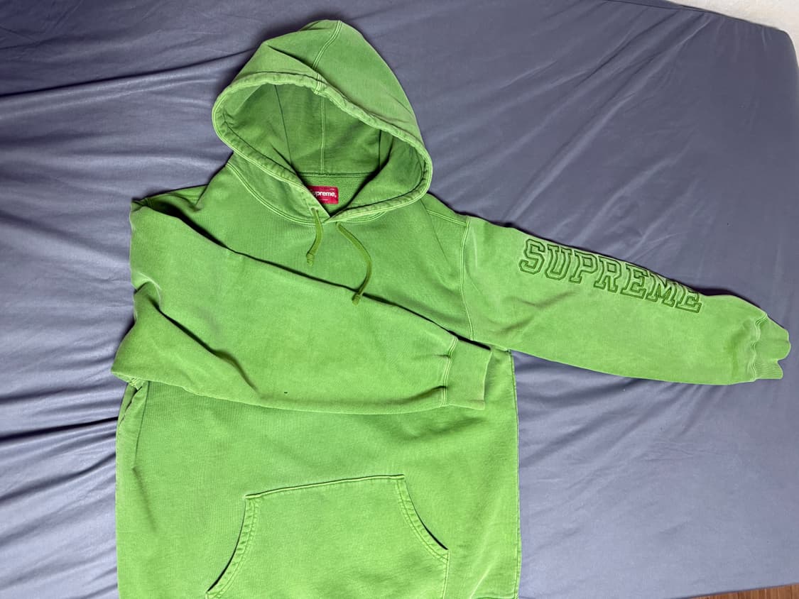 슈프림 그린 후드 L 상품이미지1
