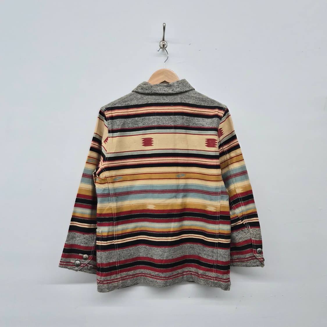 니콜클럽 빈티지 스트라이프 자켓 남성 M 상품이미지6