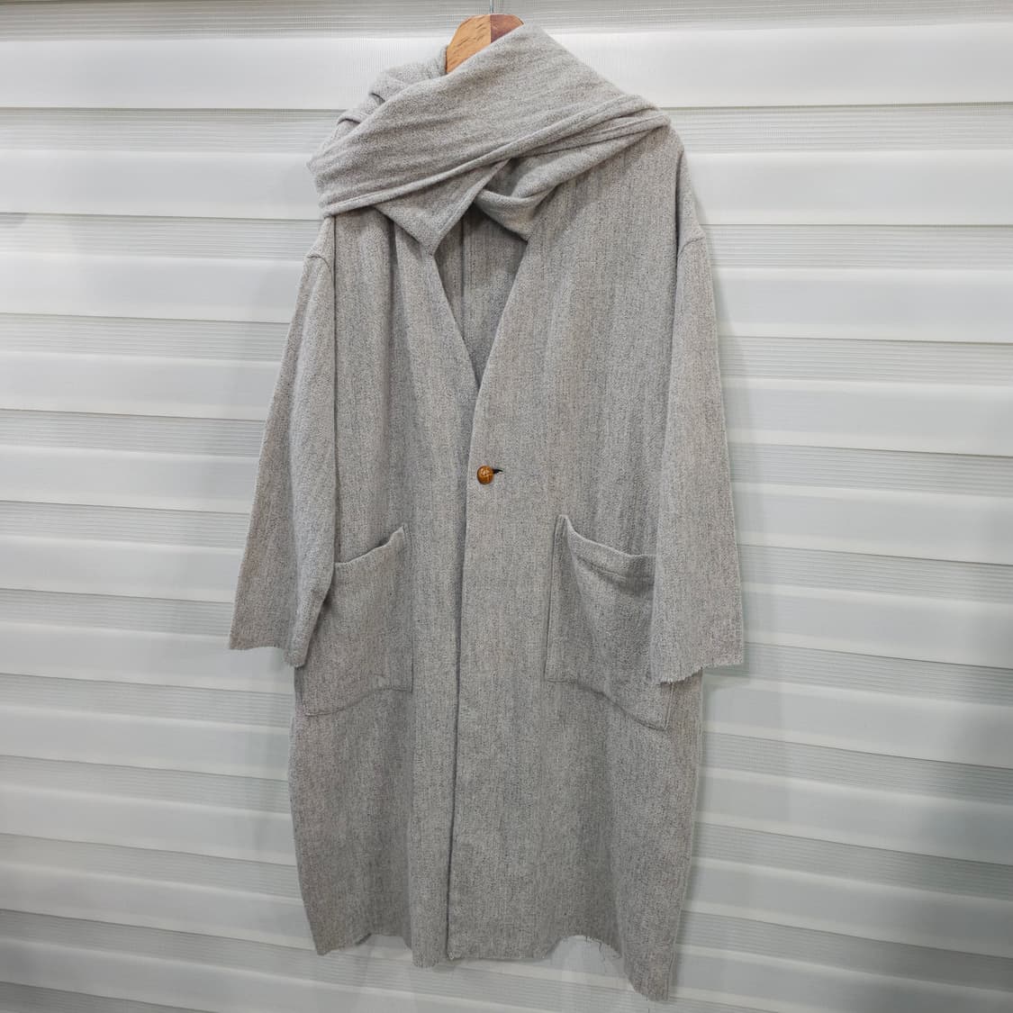 STOF 도쿄재팬 머플러 코트- 우먼프리 상품이미지7