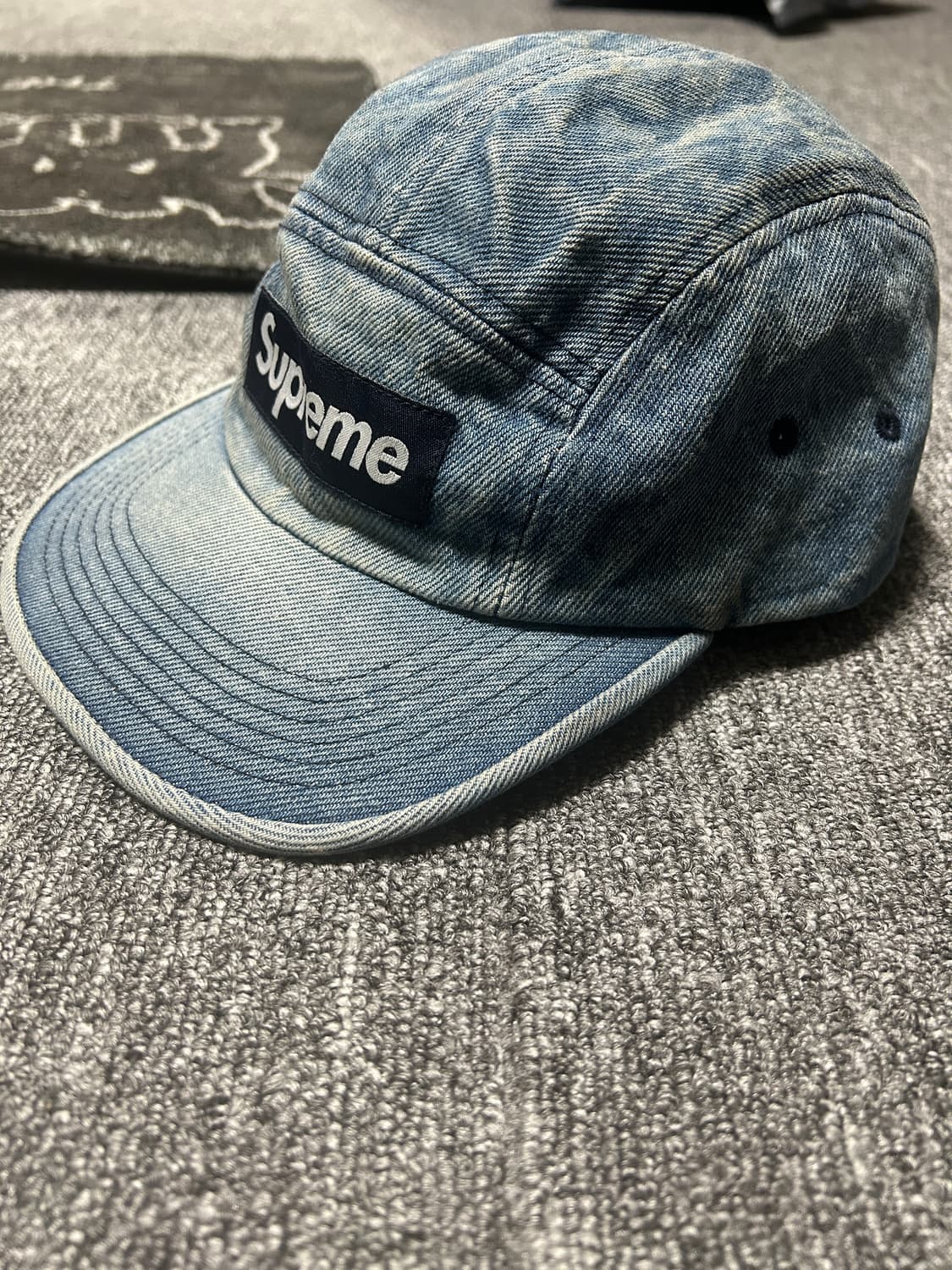 슈프림 데님 캠프캡 상품이미지3