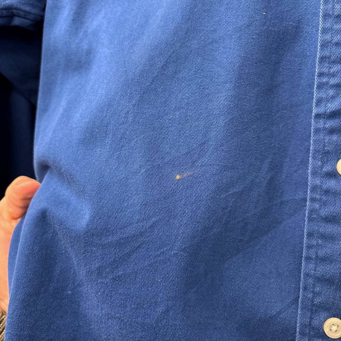 90s 폴로 랄프로렌 블레이핏 워싱블루 버튼다운 셔츠 N1096 상품이미지7