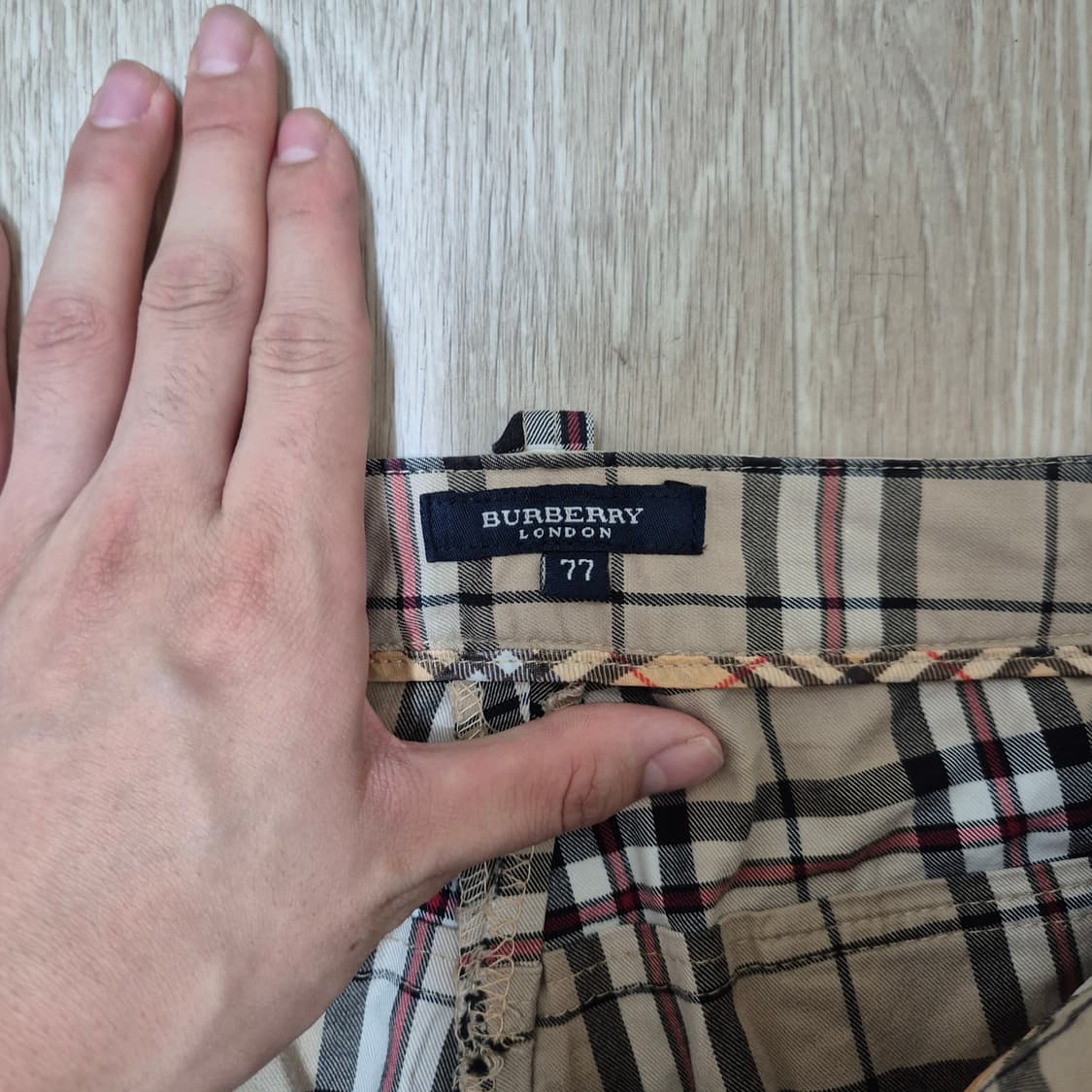 버버리 런던 여성 노바체크 골프바지 상품이미지4