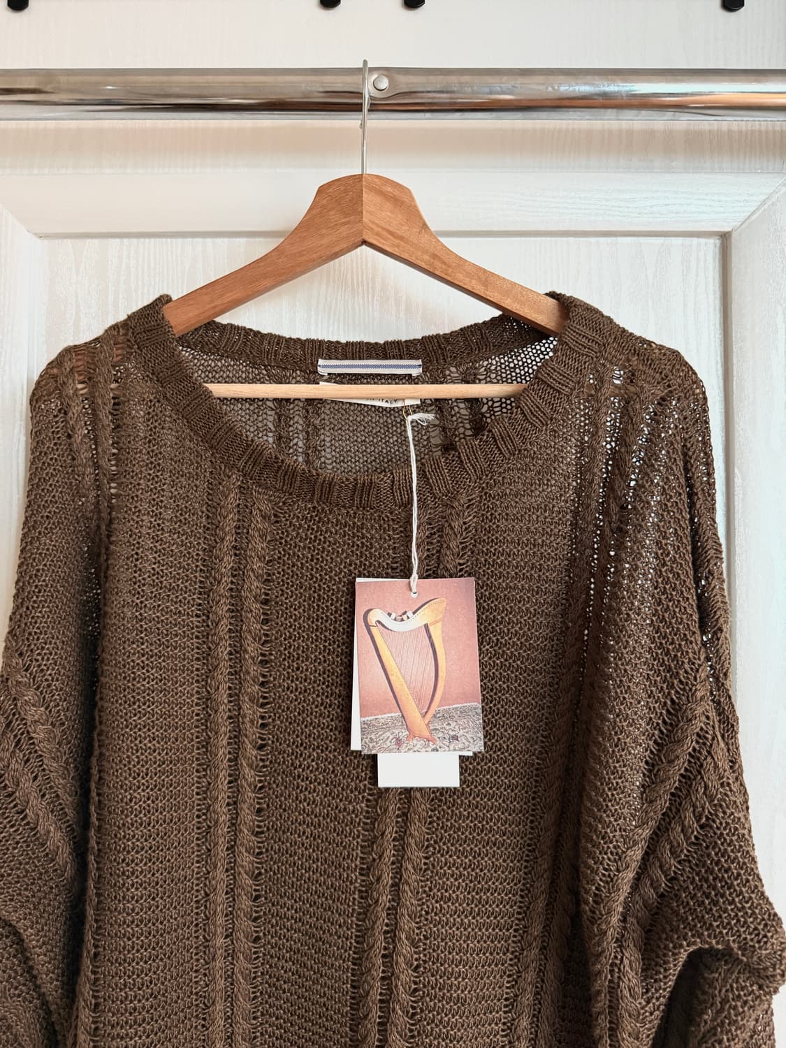 linen cable knit 상품이미지4