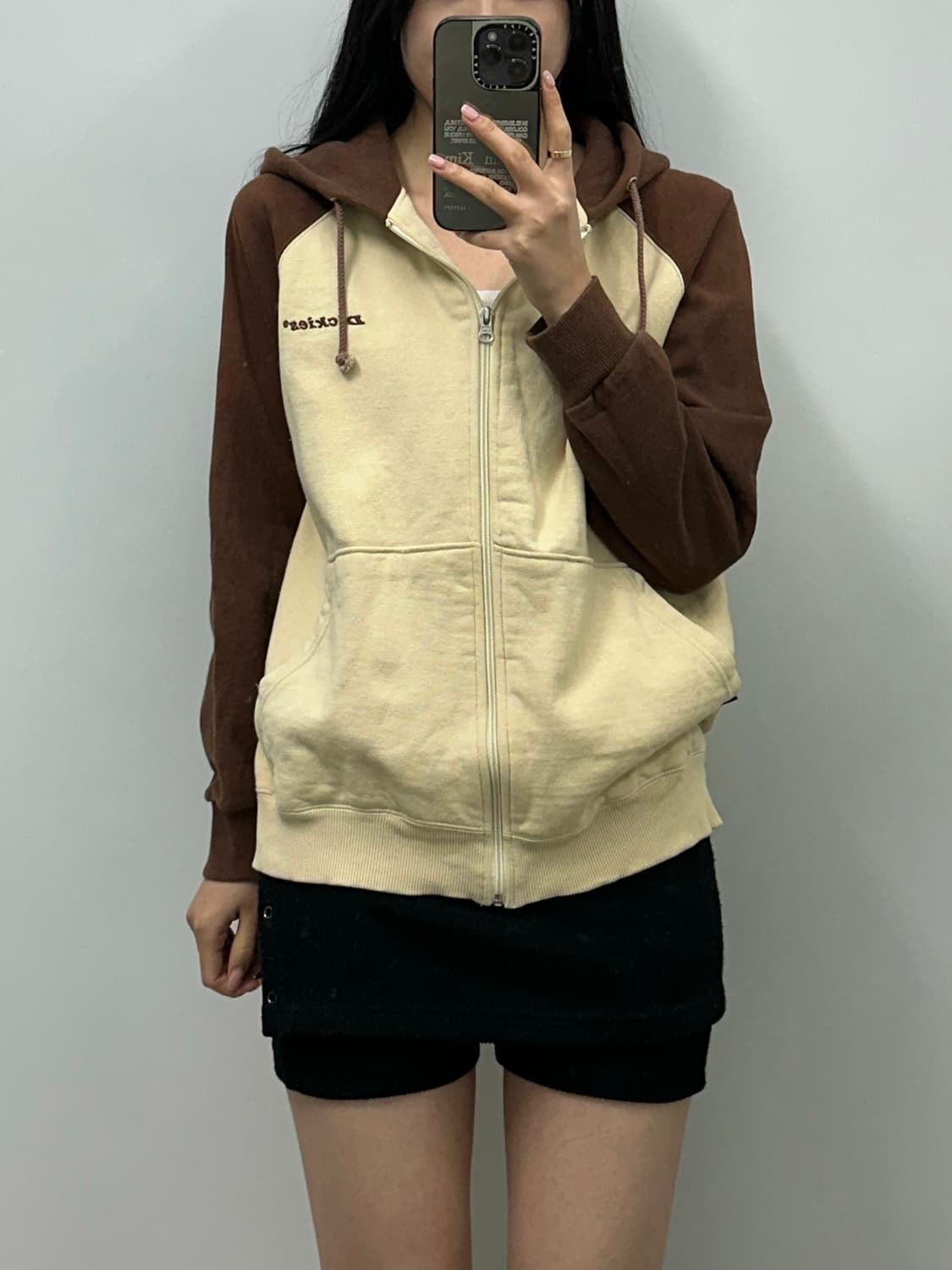 디키즈 나그랑 배색 후드집업 상품이미지1