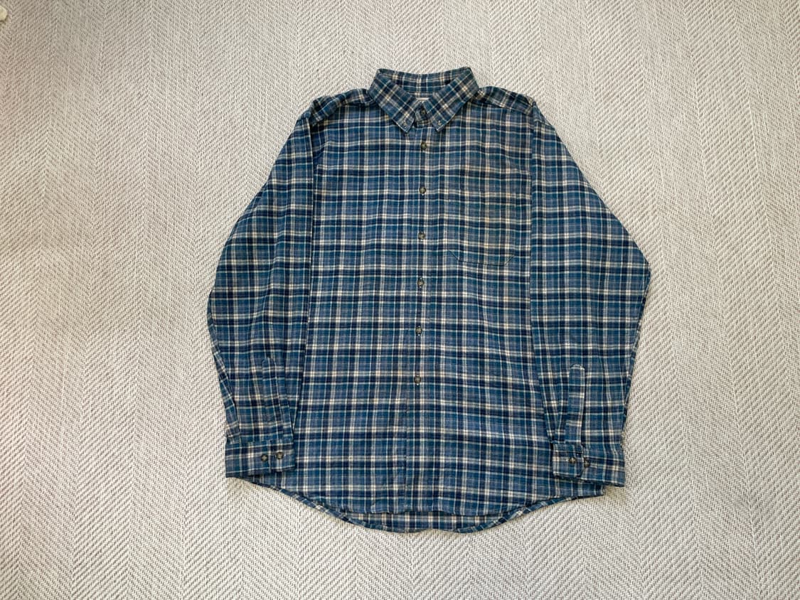 L.l bean 엘엘빈 캐나다 체크 플란넬 셔츠 J03961 상품이미지1