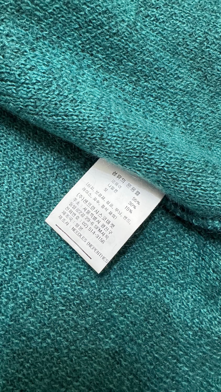 니들스 모헤어 집업 가디건(L) 상품이미지3