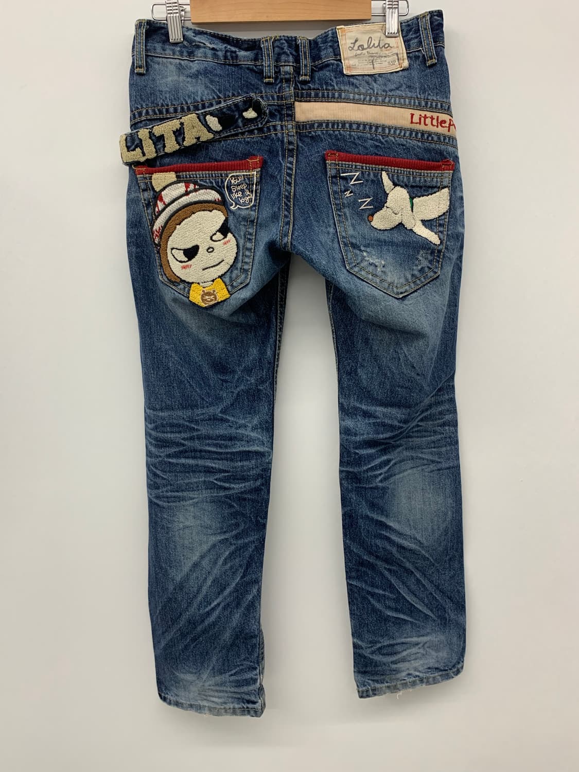 Lolita jeans x yoshitomo nara 로우라이즈 데님 상품이미지4