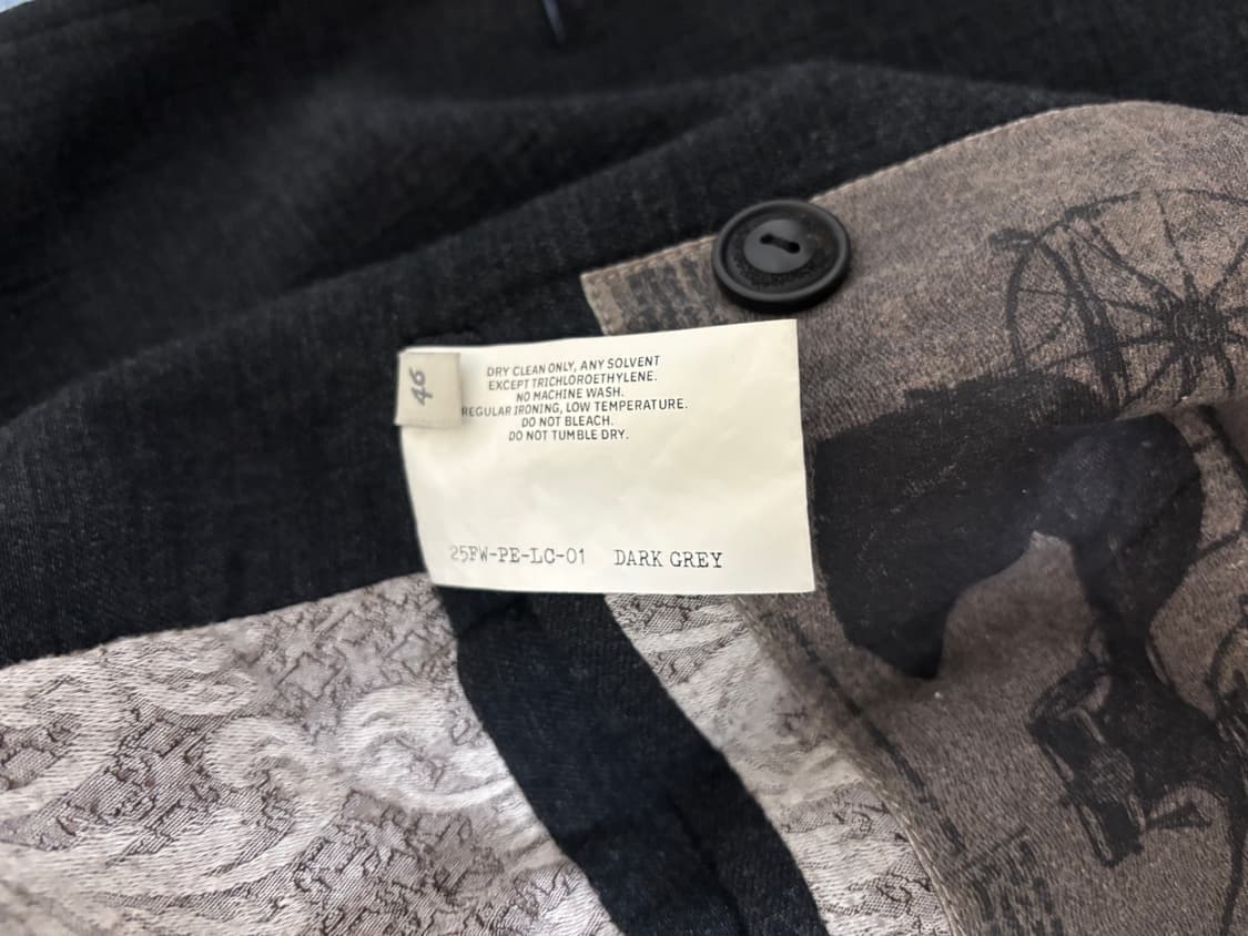 25FW Professor E 더블 데미지 코트 46사이즈 상품이미지5