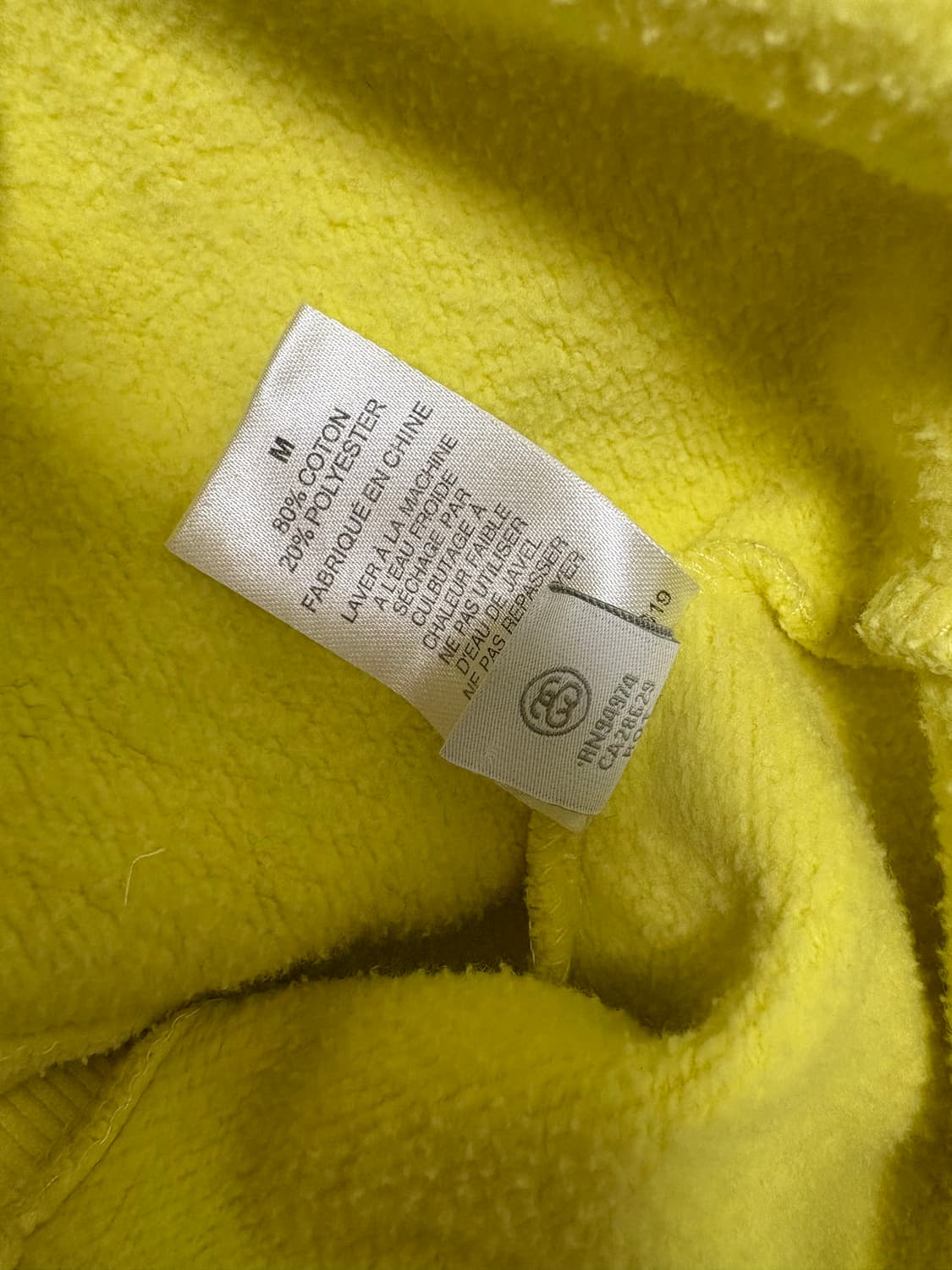 스투시 베이직 후드집업 레몬 상품이미지5