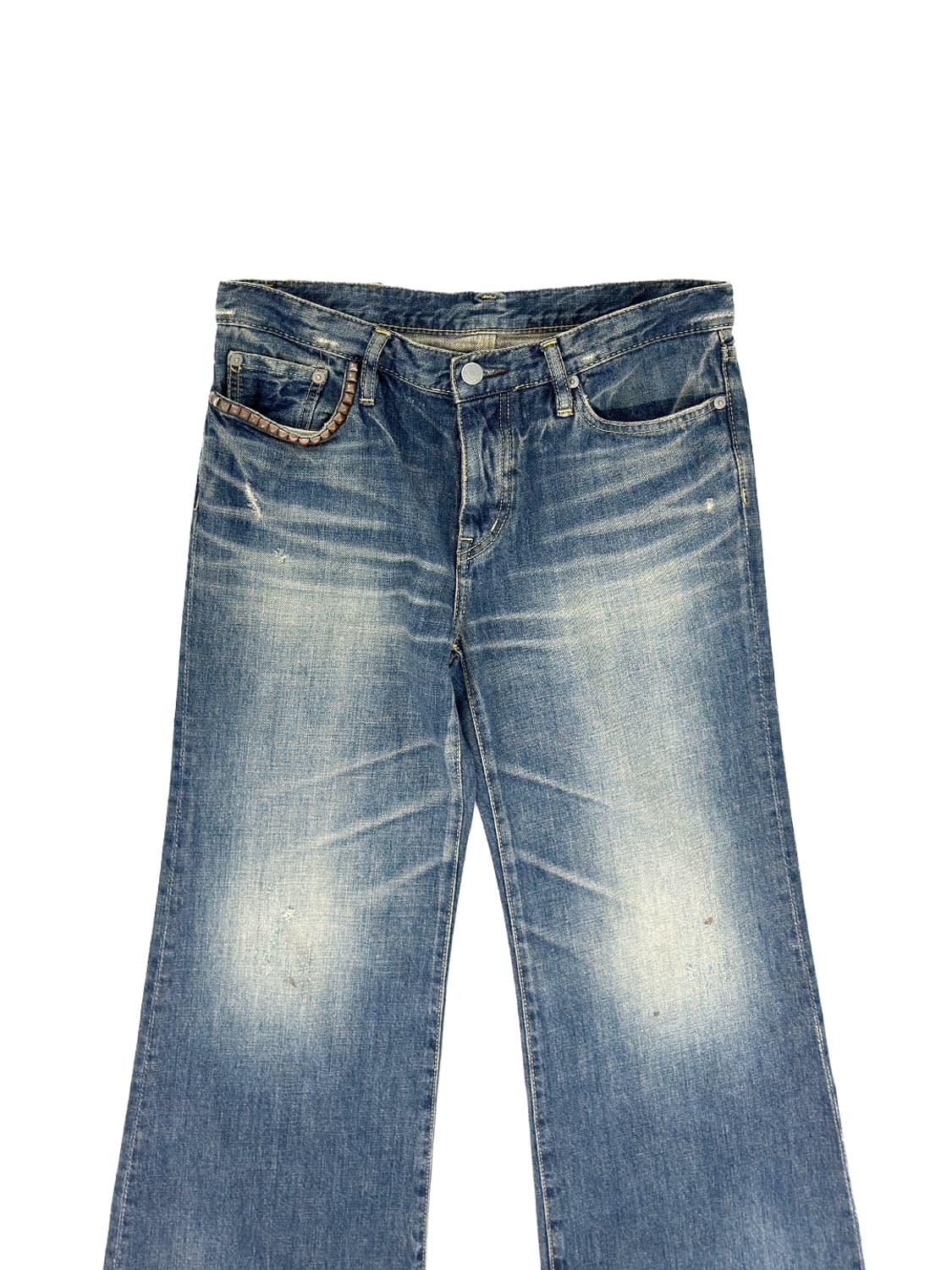 Hysteric Glamour Stud Flared Denim/ M 상품이미지3