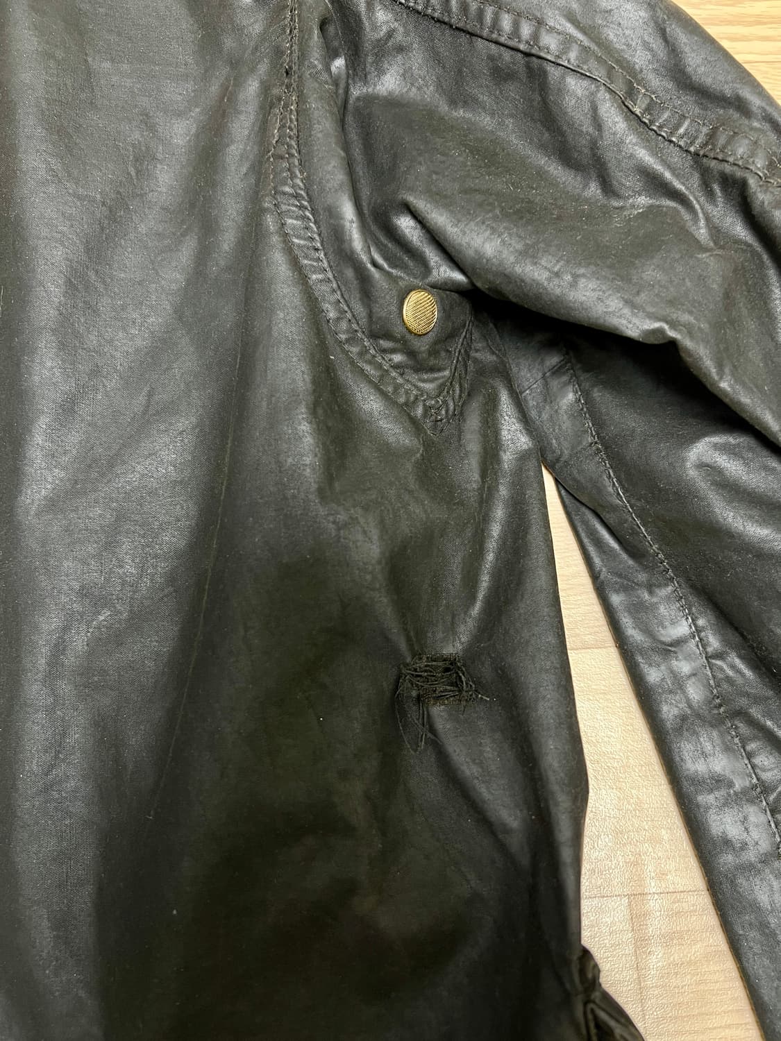 빈티지 벨스타프 X BMW 트라이얼마스터 왁스드 자켓 상품이미지8