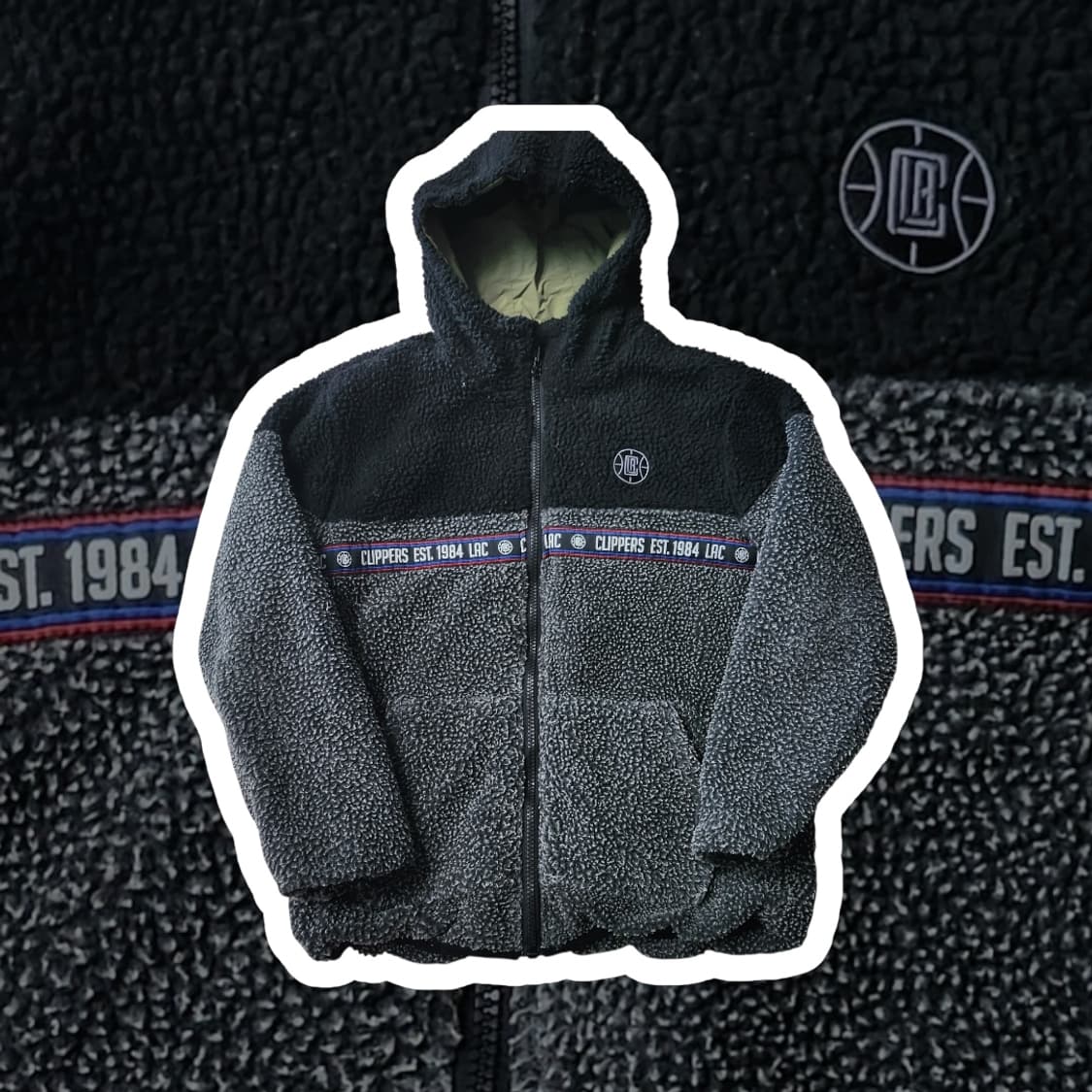 NBA 클리퍼스 후리스 양면 상품이미지1