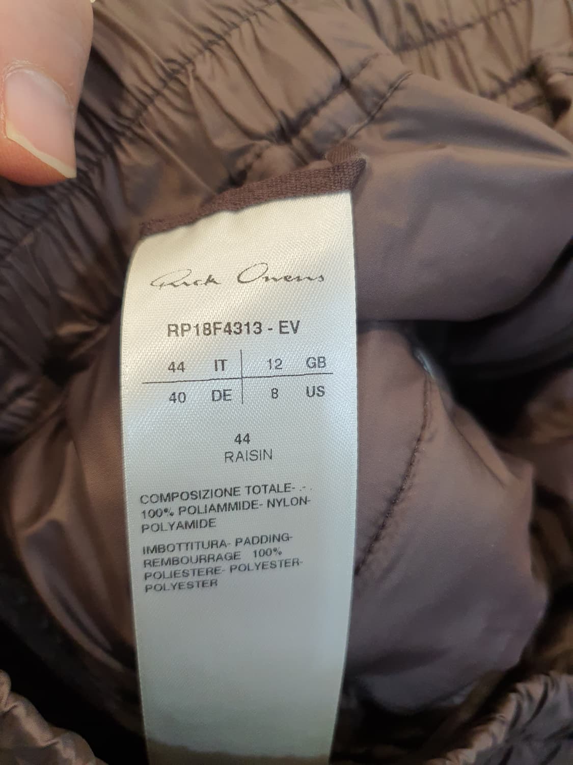 릭오웬스  18fw 제리팬츠 상품이미지8