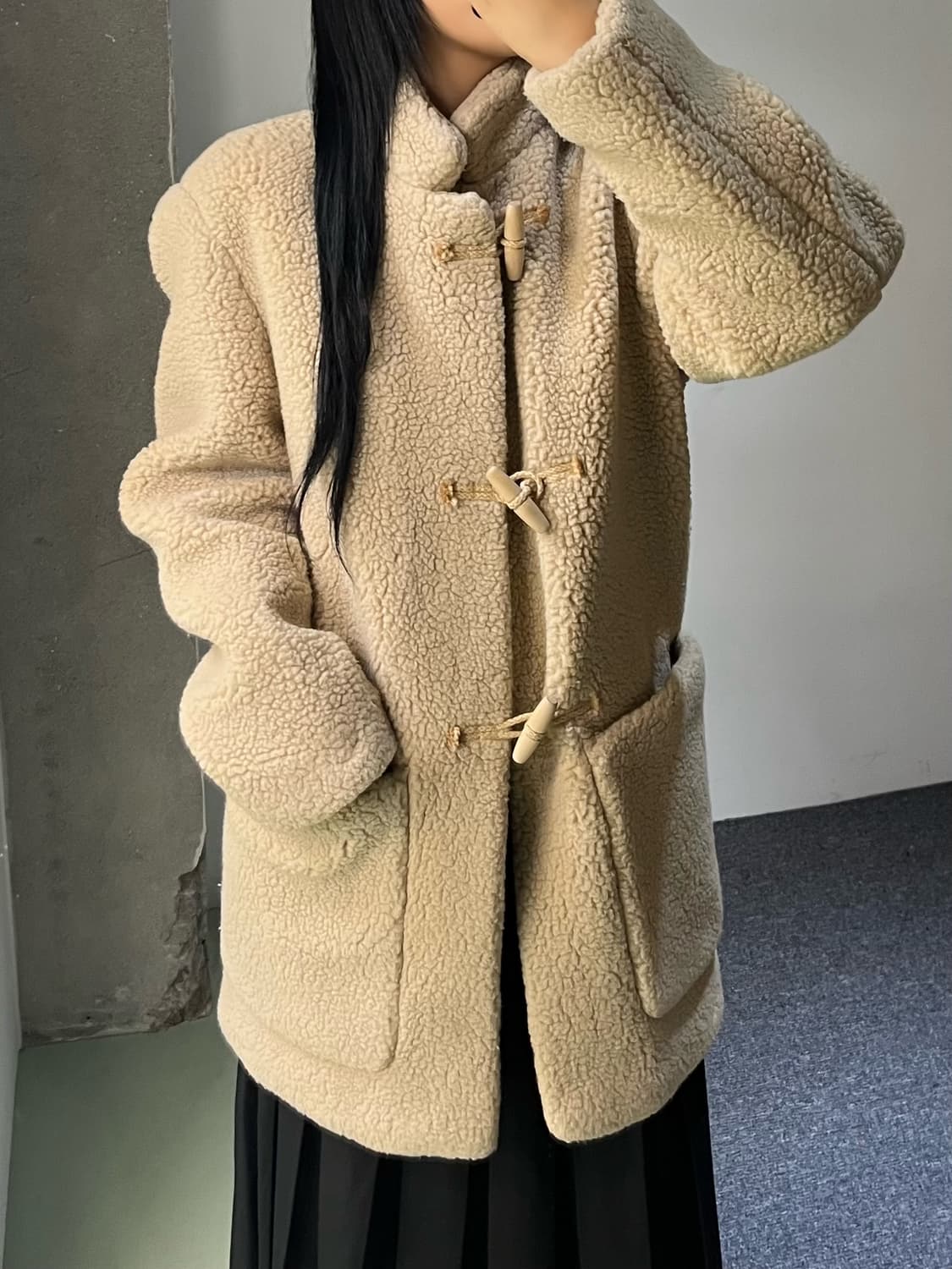 르메르 16f/w 시어링 더플 코트 상품이미지1