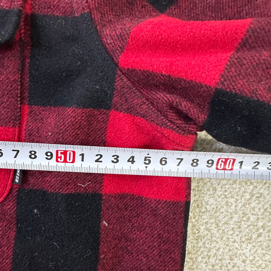 L 나이키 블랙 레드 체크 셔츠 0320D 상품이미지6