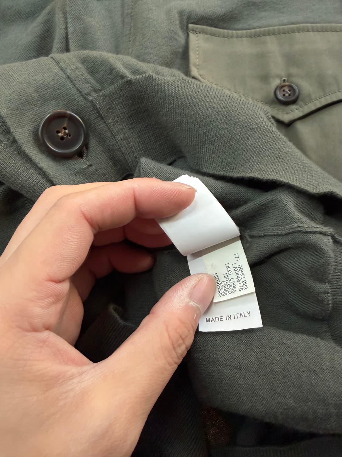 .105/ 브루넬로쿠치넬리 원포켓 울 가디건 상품이미지9