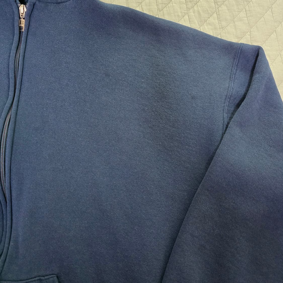 [XXL] 90s 빈티지 러셀 애슬레틱 후드집업 네이비 쿨컨디션 상품이미지4
