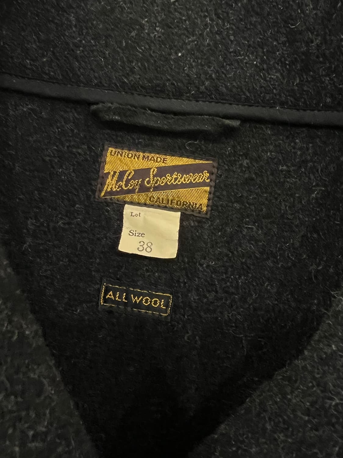 리얼멕코이 울 레일로드코트 38 상품이미지5