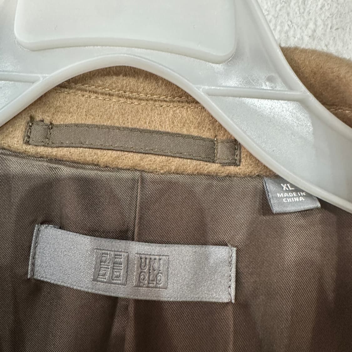 유니클로 캐시미어혼방 카멜코트 XL 상품이미지3