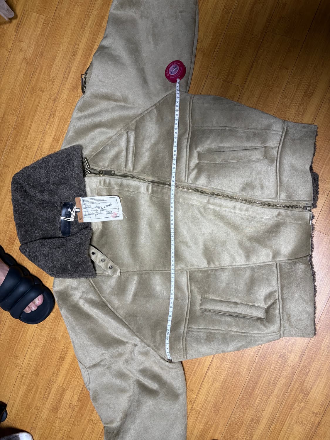 [노페이스 스튜디오] 헤비 플라이트 시어링 자켓 다크 베이지 S 상품이미지9