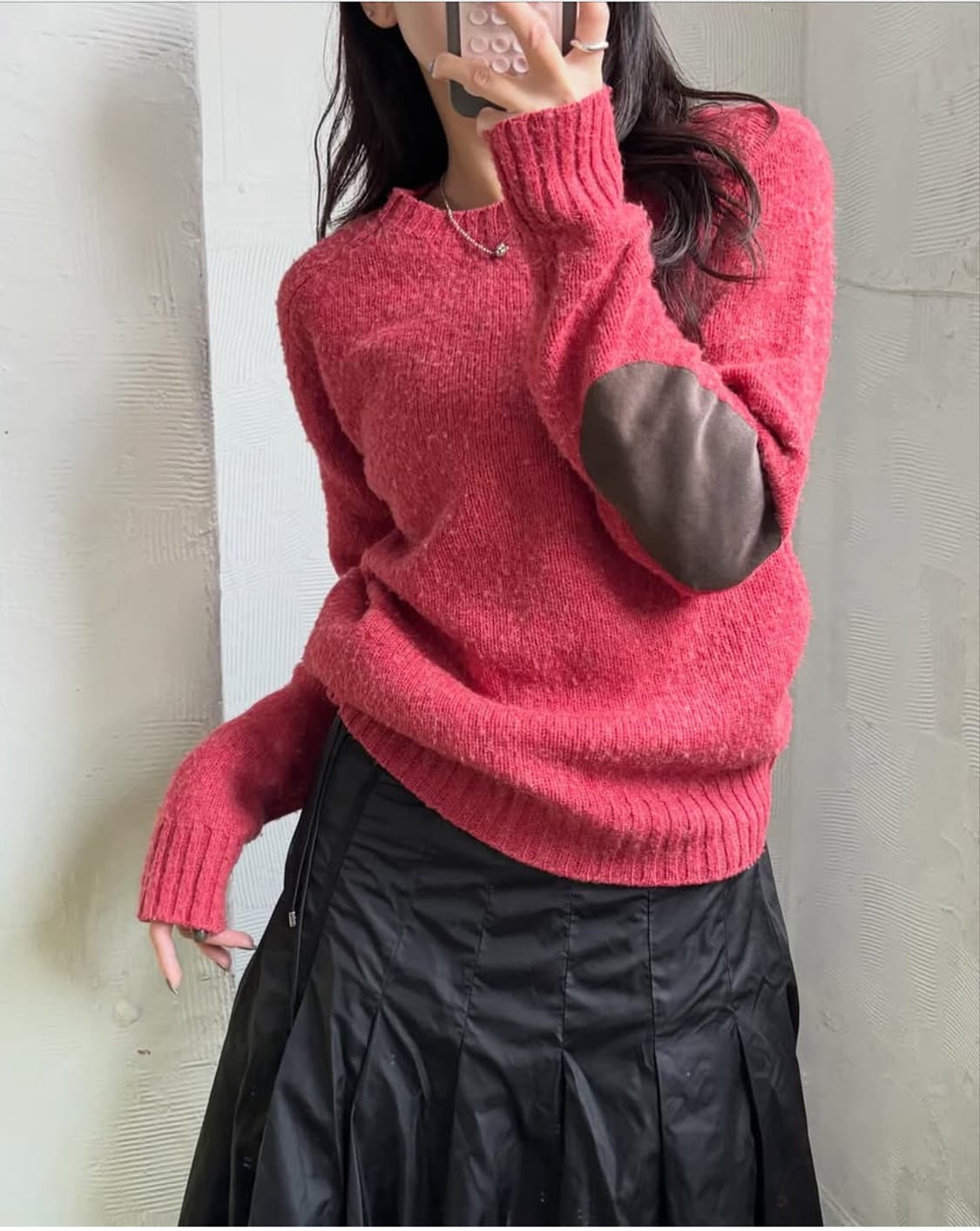 Polo 폴로 랄프로렌 신형 셰이커울 엘보우패치 쉐기독 라운드넥 니트  상품이미지2