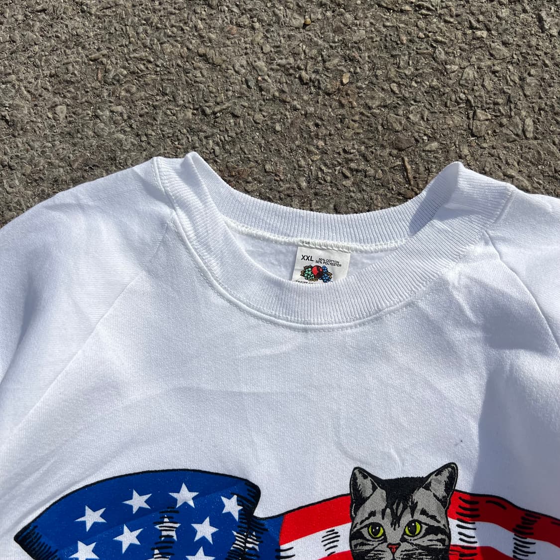 90’s Meow america 래글런 스웻셔츠 상품이미지6