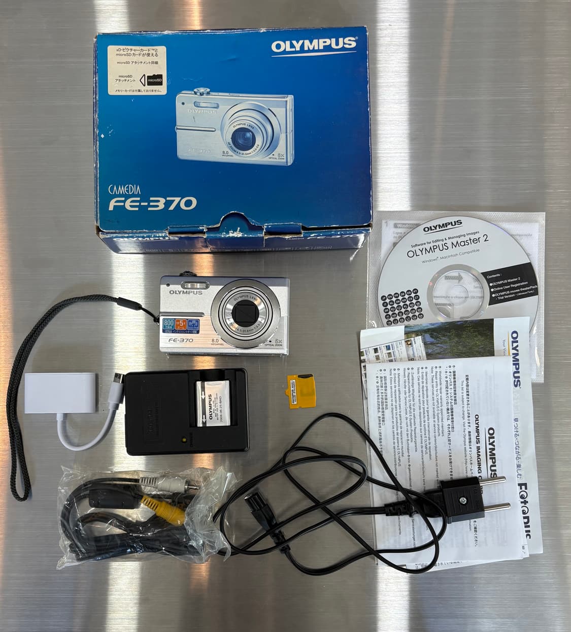 박스O/microsd호환)올림푸스 fe-370 실버 빈티지디카 상품이미지2