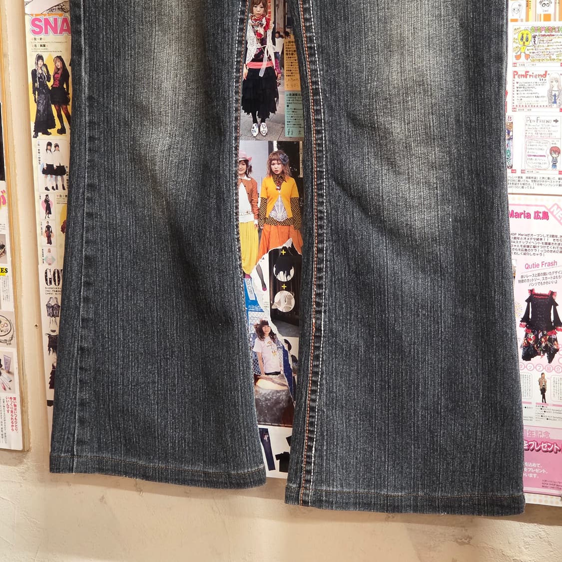 빈티지 포켓 포인트 워싱 부츠컷 팬츠 상품이미지7