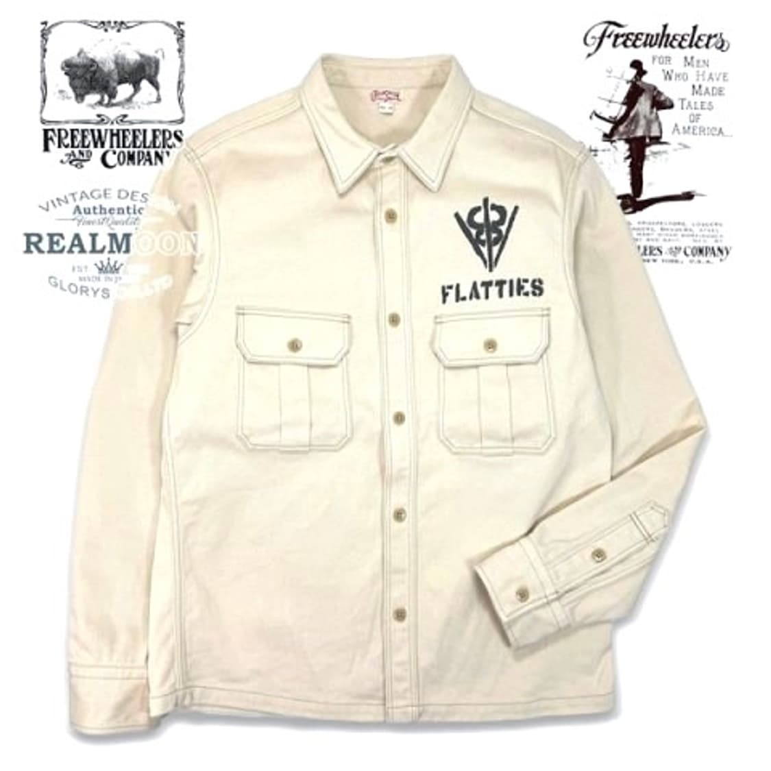 [16]프리휠러스 "V8 FLATTIES" 워크 셔츠 상품이미지2