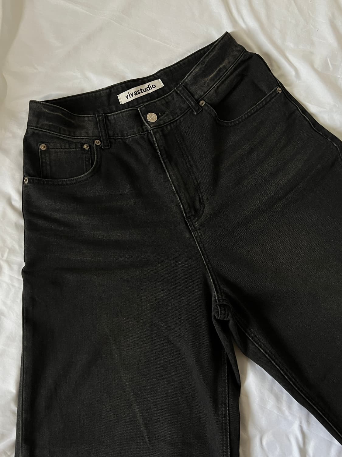 [S] 비바스튜디오 와이드 데님 팬츠 상품이미지2