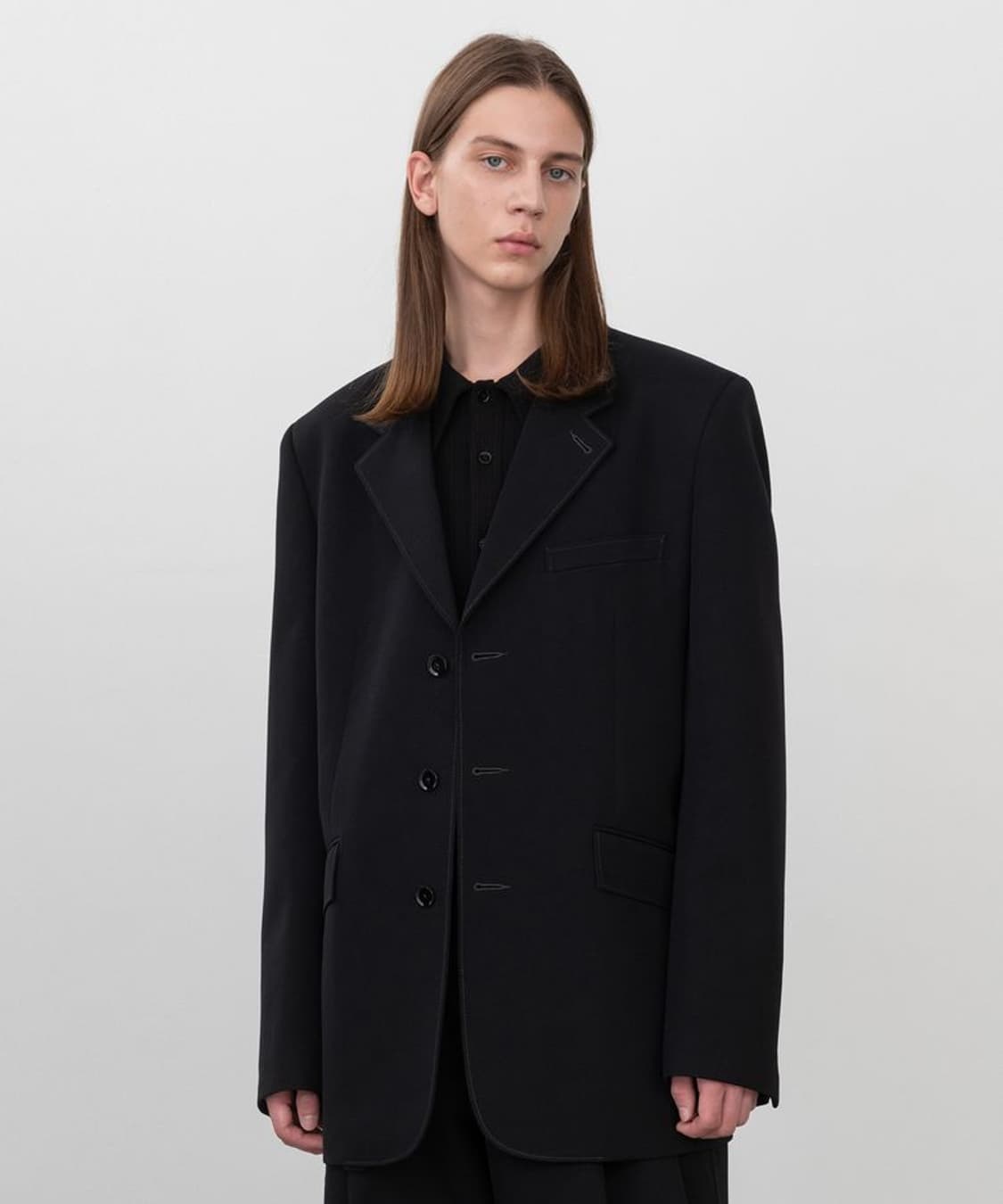 인사일런스 PRT 콜라보 대디핏 울 블레이저 상품이미지6