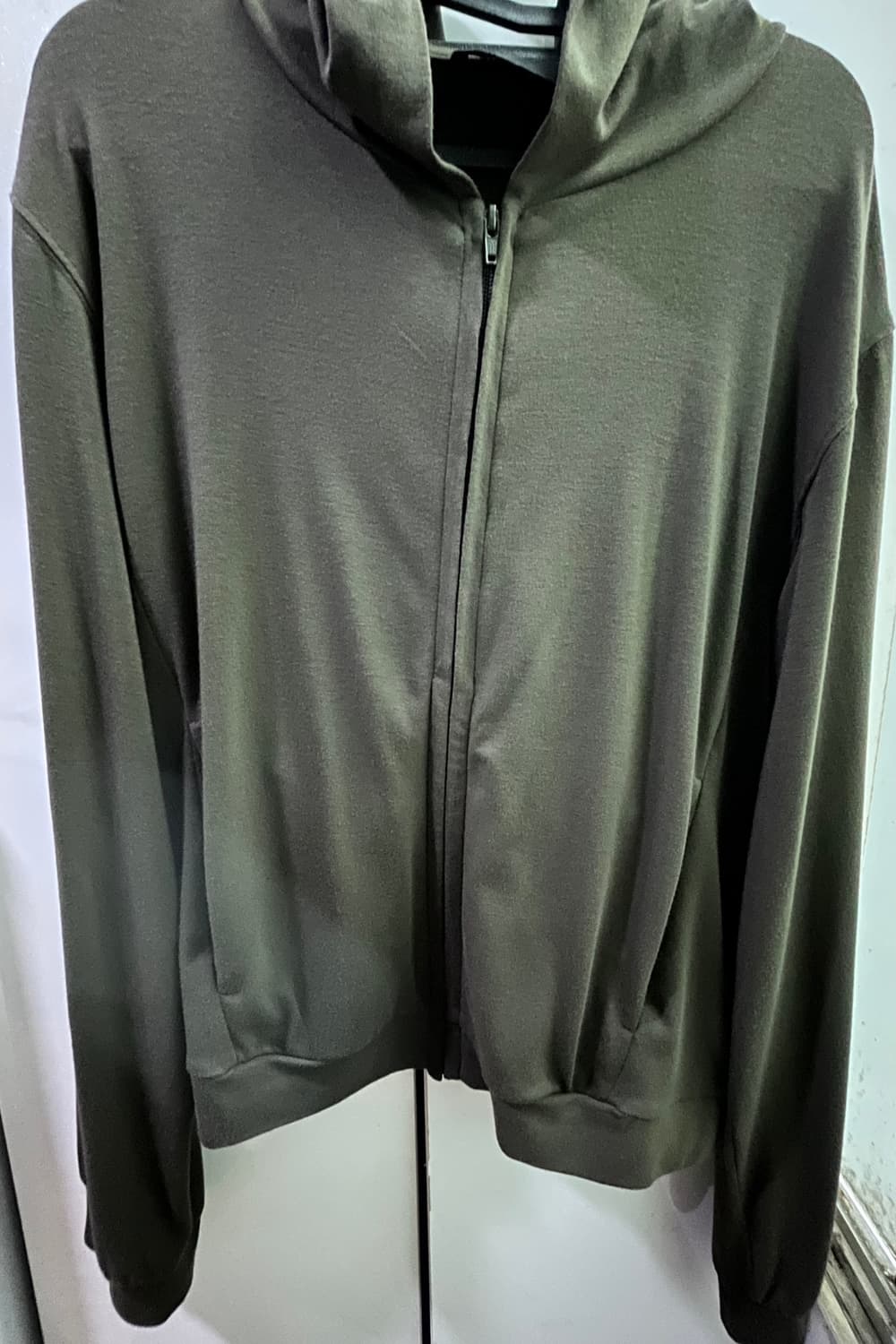 머듈 후드집업 올리브 상품이미지2