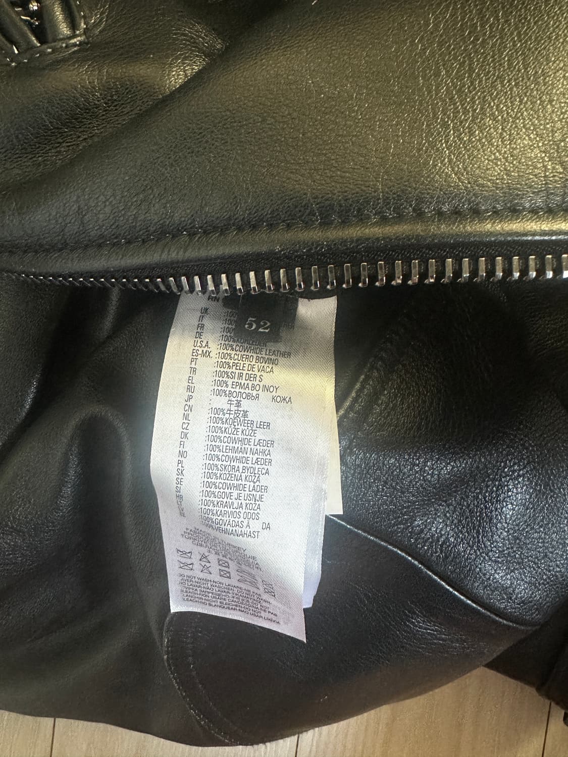 디젤 바이커 레더 자켓 상품이미지9