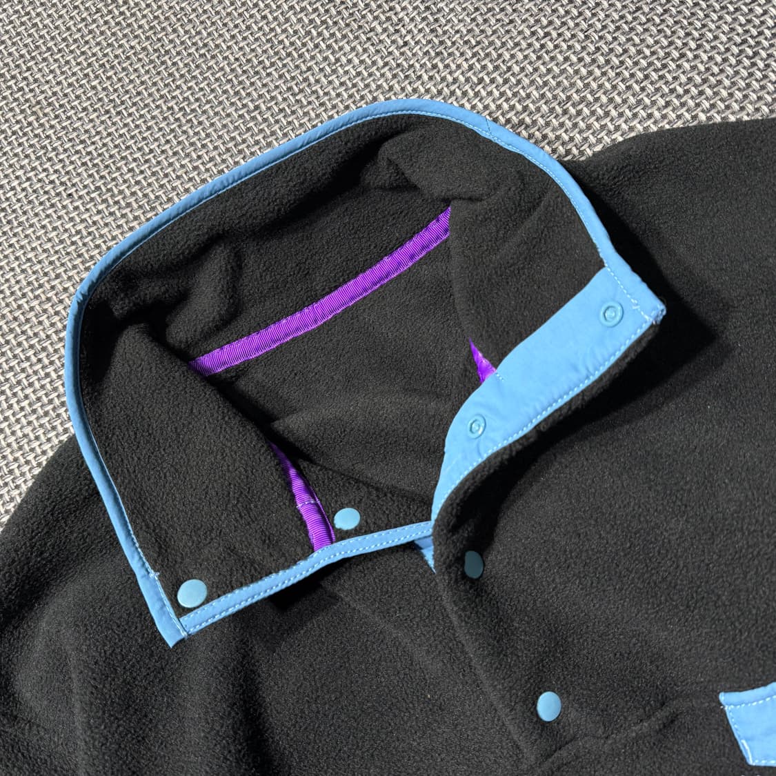 (새상품) 빈티지 아웃도어 플리스 스냅티 상품이미지4