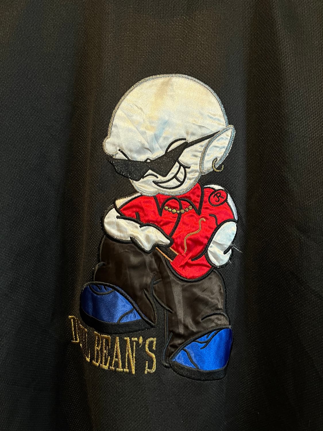 90s~00s Devil Beans 일본 빈티지 자수 반팔 져지 티셔츠 상품이미지8