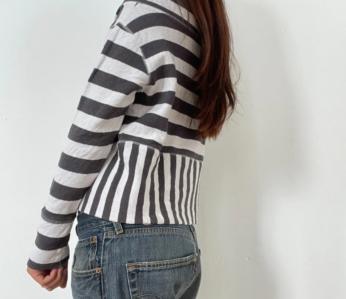 디젤 스트라이프 오프숄더 상품이미지2